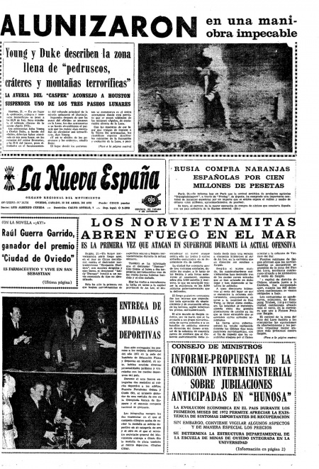 Portada Sábado 22 de  de 1972
