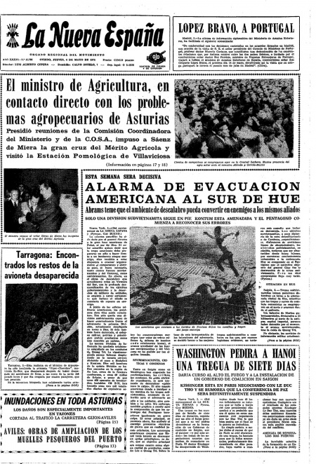 Portada Jueves 4 de  de 1972