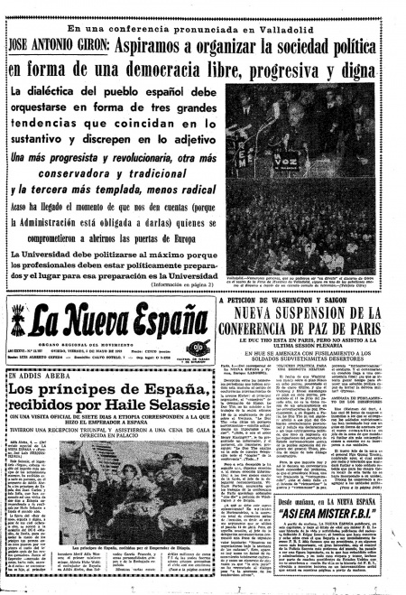 Portada Viernes 5 de  de 1972