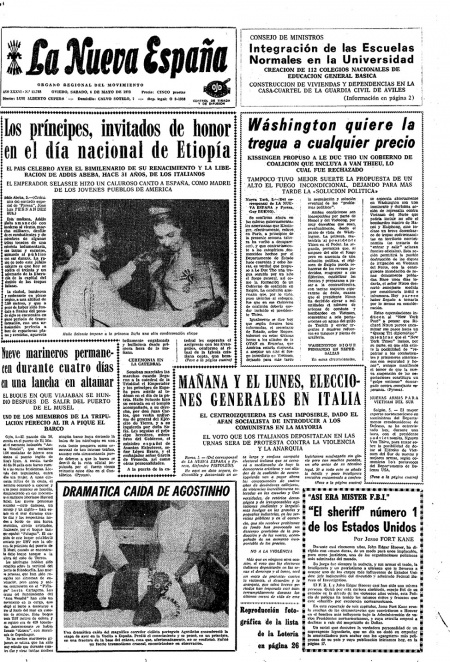 Portada Sábado 6 de  de 1972