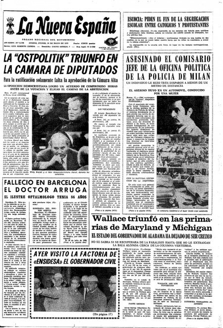 Portada Jueves 18 de  de 1972