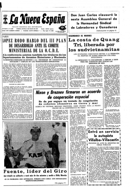 Portada Jueves 25 de  de 1972