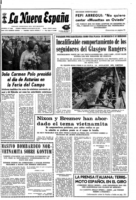 Portada Viernes 26 de  de 1972