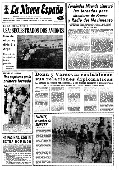 Portada Domingo 4 de  de 1972
