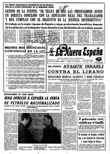 Portada Jueves 22 de  de 1972