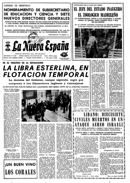 Portada Sábado 24 de  de 1972
