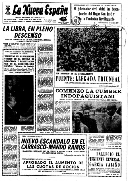 Portada Jueves 29 de  de 1972