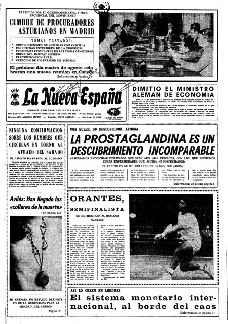 Portada Miércoles 5 de  de 1972
