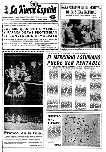 Portada Domingo 9 de  de 1972