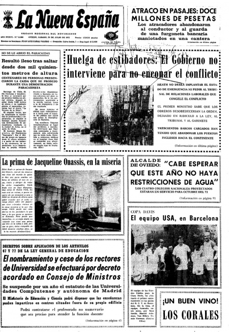 Portada Sábado 29 de  de 1972