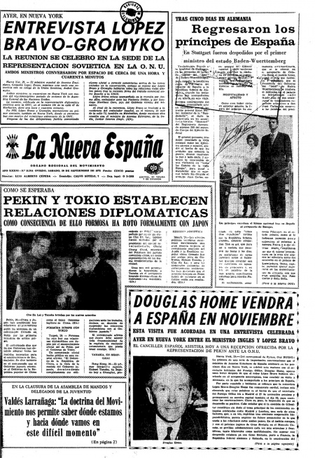 Portada Sábado 30 de  de 1972