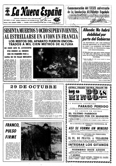 Portada Domingo 29 de Octubre de 1972