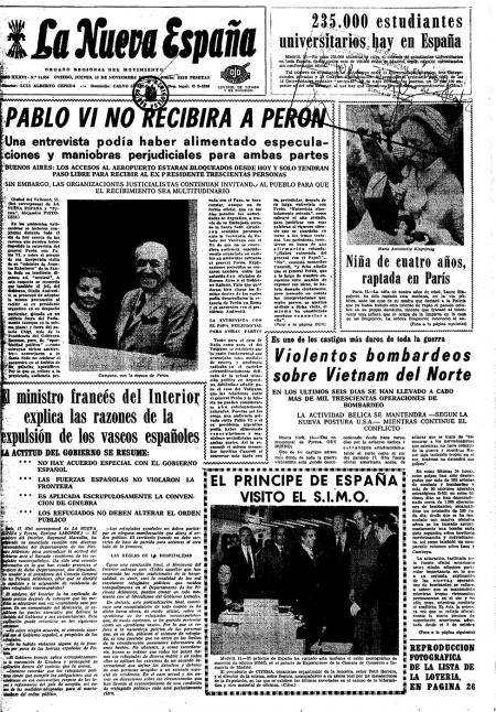 Portada Jueves 16 de Noviembre de 1972