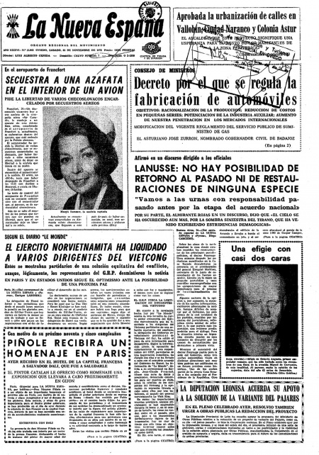 Portada Sábado 25 de Noviembre de 1972