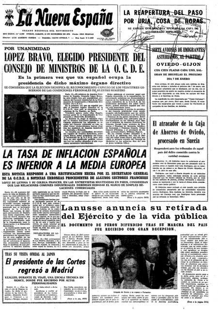 Portada Sábado 16 de Diciembre de 1972