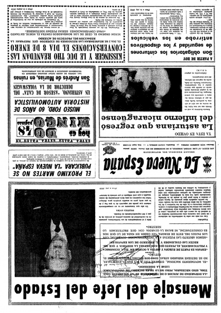 Portada Domingo 31 de Diciembre de 1972