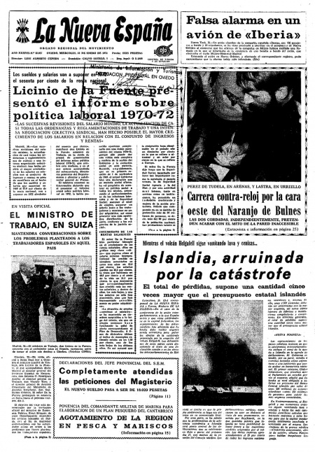 Portada Miércoles 31 de  de 1973