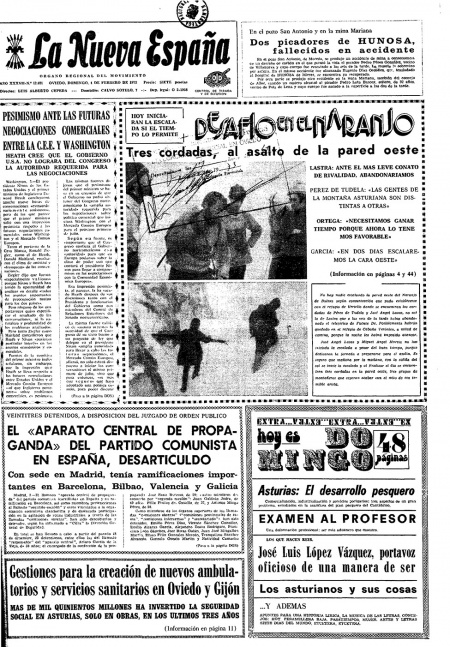 Portada Domingo 4 de  de 1973