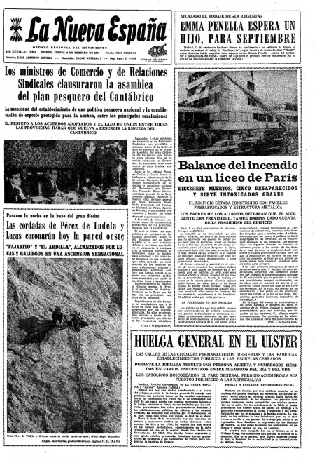 Portada Jueves 8 de  de 1973
