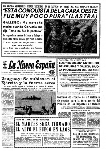 Portada Sábado 10 de  de 1973