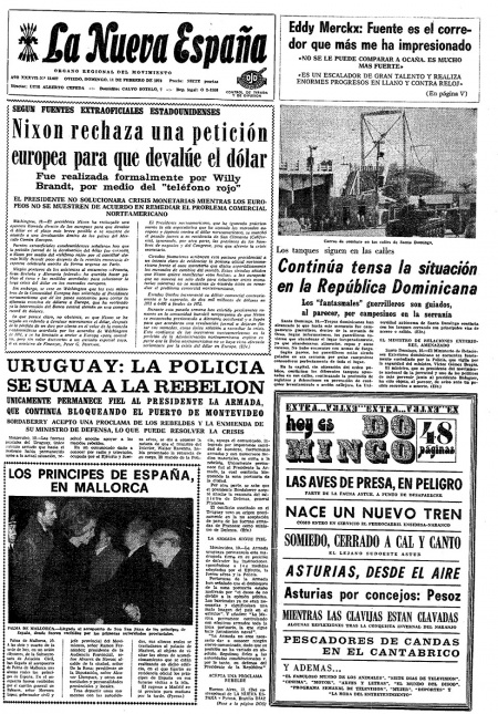Portada Domingo 11 de  de 1973