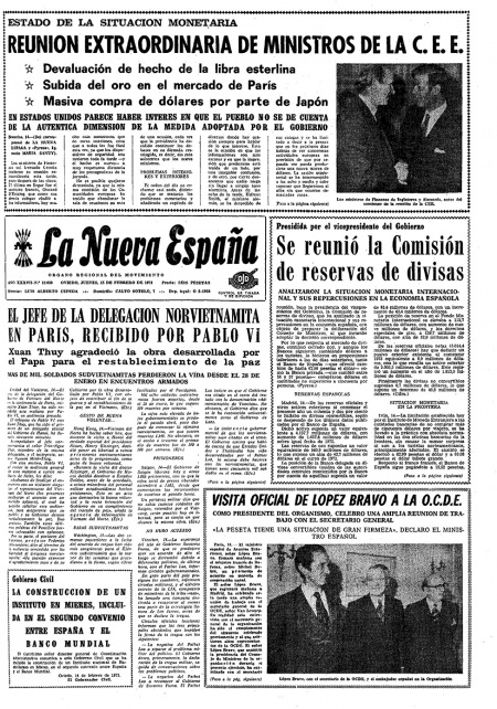 Portada Jueves 15 de  de 1973