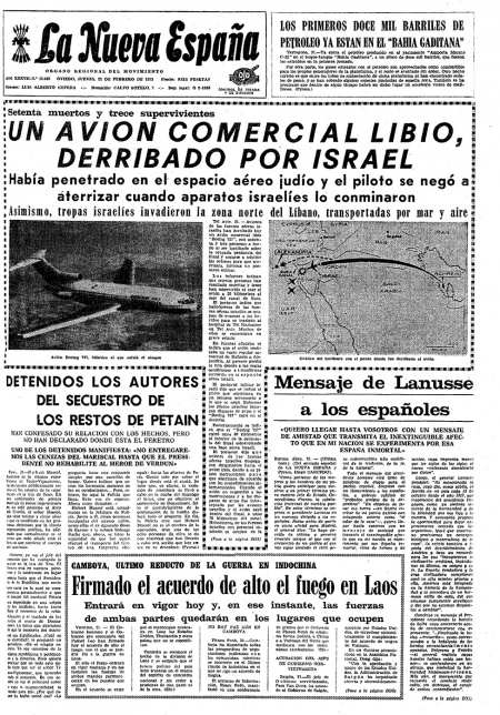 Portada Jueves 22 de  de 1973