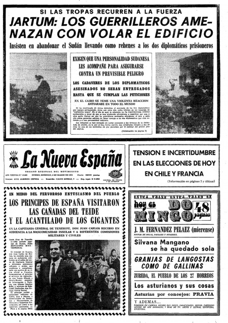 Portada Domingo 4 de  de 1973