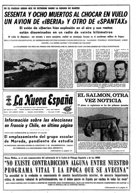 Portada Martes 6 de  de 1973