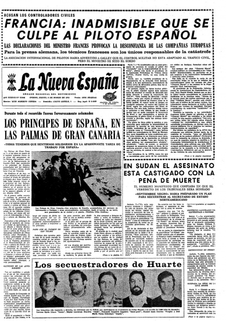 Portada Jueves 8 de  de 1973