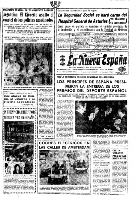 Portada Viernes 23 de  de 1973