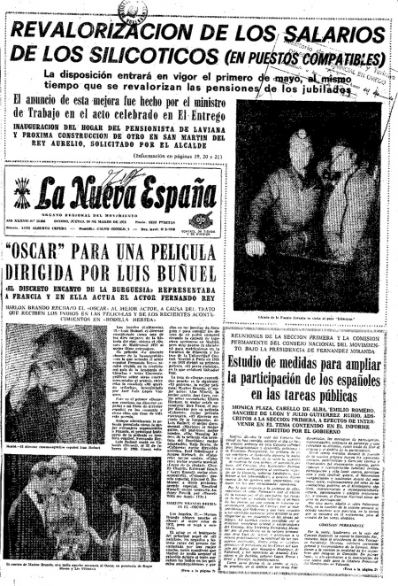 Portada Jueves 29 de  de 1973