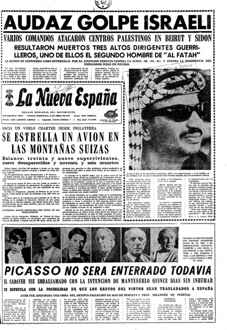Portada Miércoles 11 de  de 1973