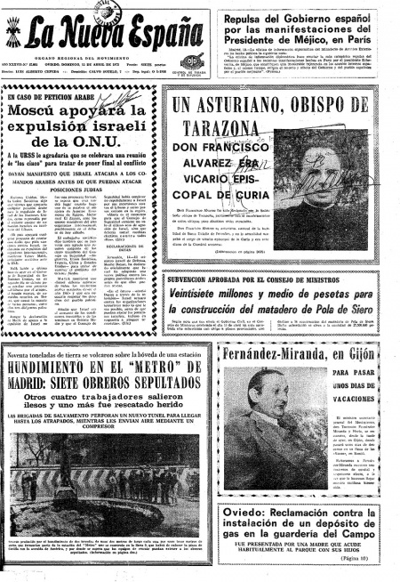 Portada Domingo 15 de  de 1973