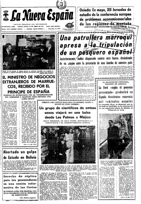 Portada Jueves 26 de  de 1973