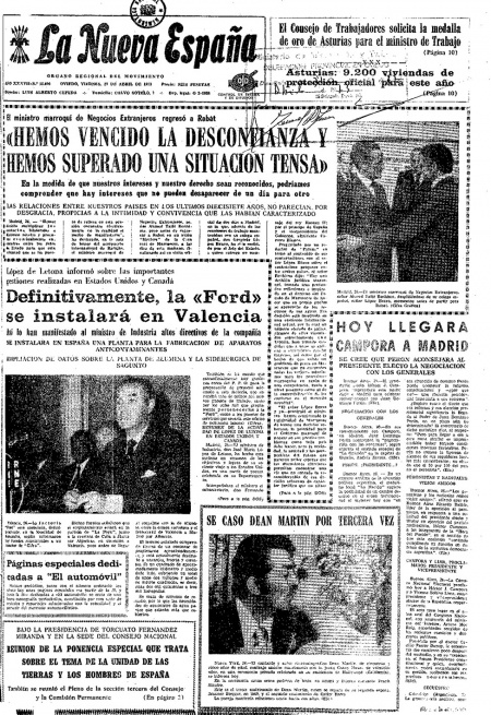 Portada Viernes 27 de  de 1973