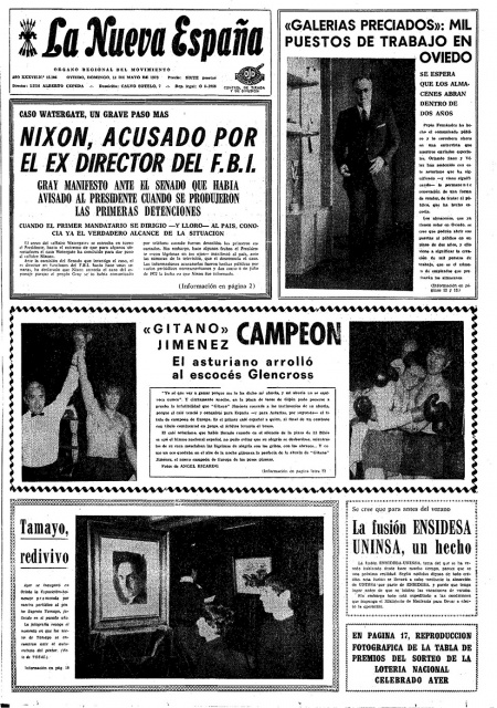 Portada Domingo 13 de  de 1973