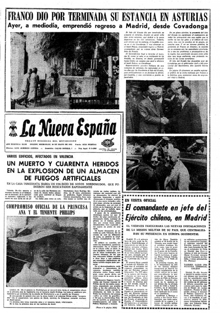 Portada Miércoles 30 de  de 1973