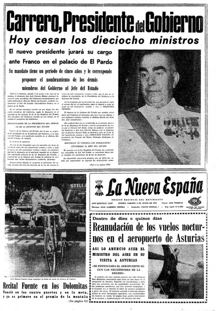 Portada Sábado 9 de  de 1973