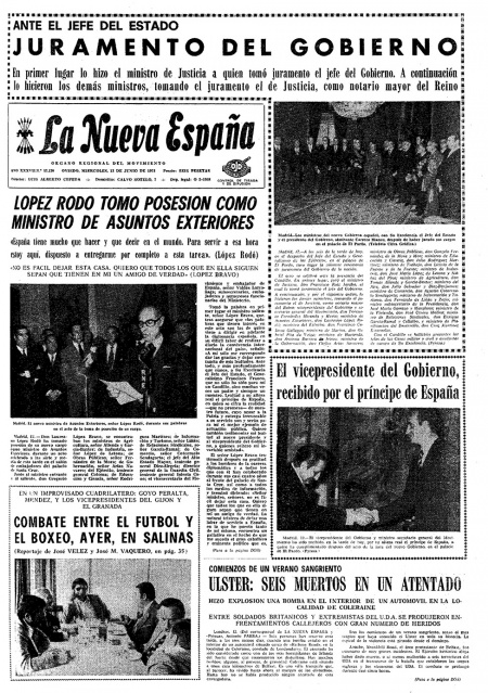 Portada Miércoles 13 de  de 1973