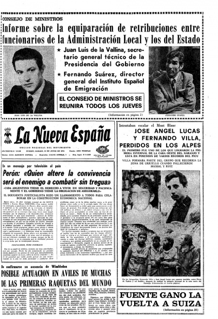 Portada Sábado 23 de  de 1973
