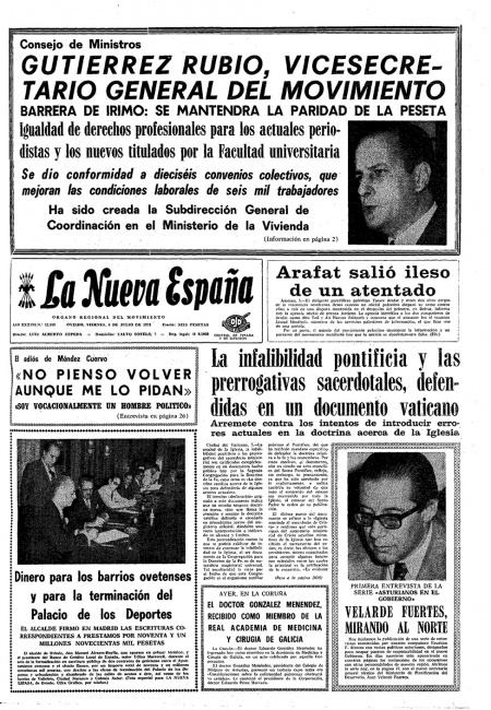 Portada Viernes 6 de  de 1973
