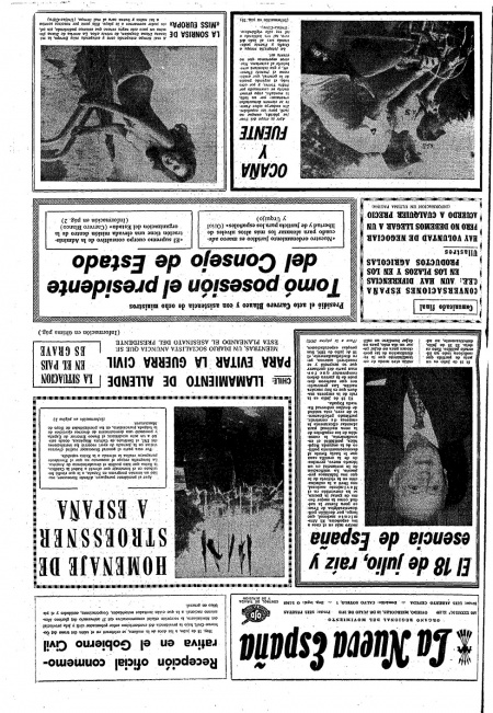 Portada Miércoles 18 de  de 1973