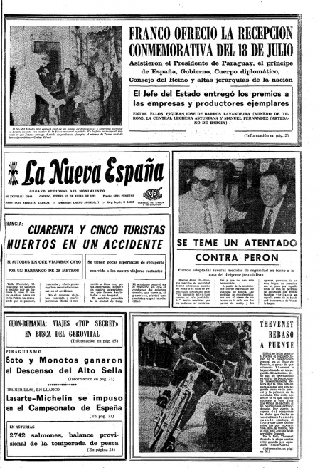 Portada Jueves 19 de  de 1973