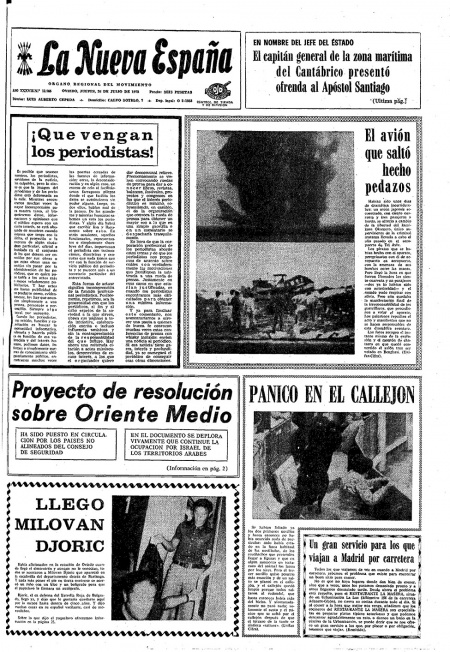 Portada Jueves 26 de  de 1973