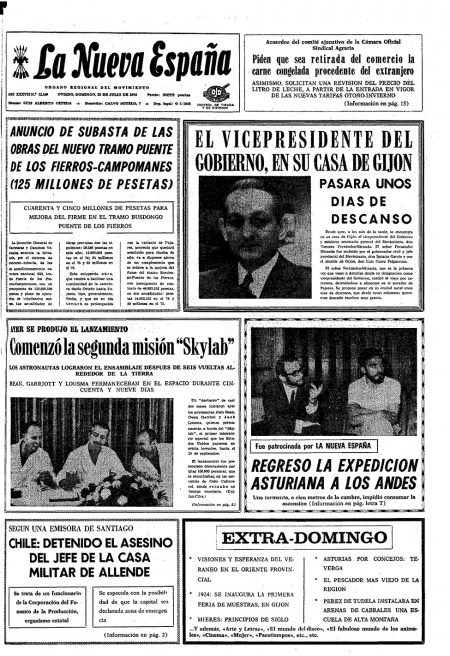 Portada Domingo 29 de  de 1973