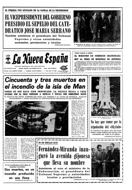 Portada Sábado 4 de  de 1973