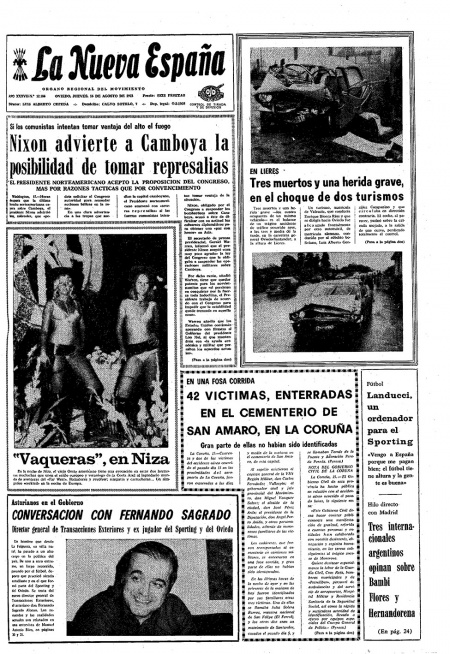 Portada Jueves 16 de  de 1973