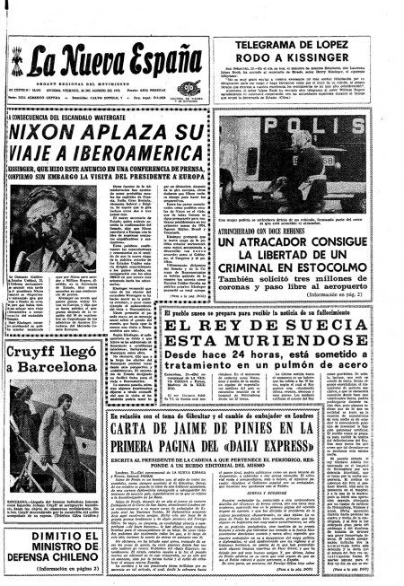 Portada Viernes 24 de  de 1973
