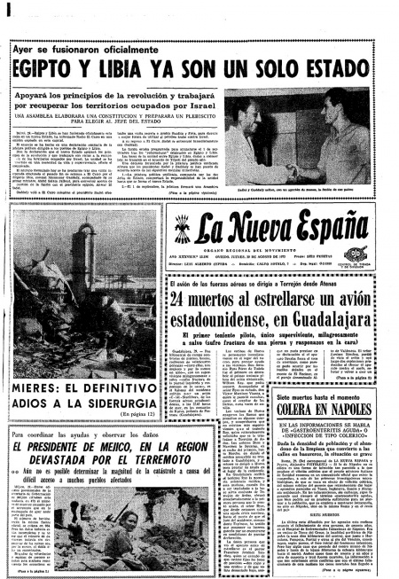 Portada Jueves 30 de  de 1973
